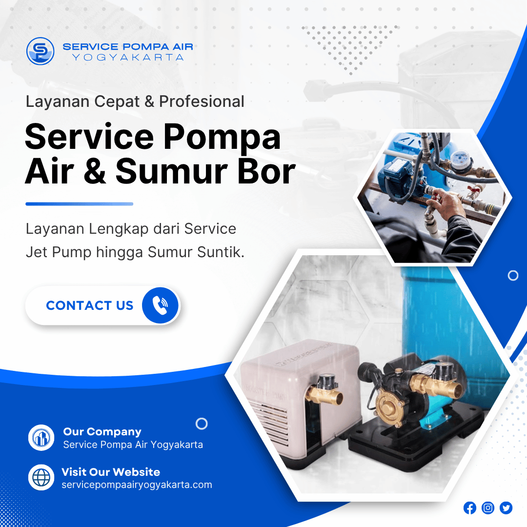Service Pompa Air Yogyakarta | Spesialis Service Pompa Air Jogja Terpercaya